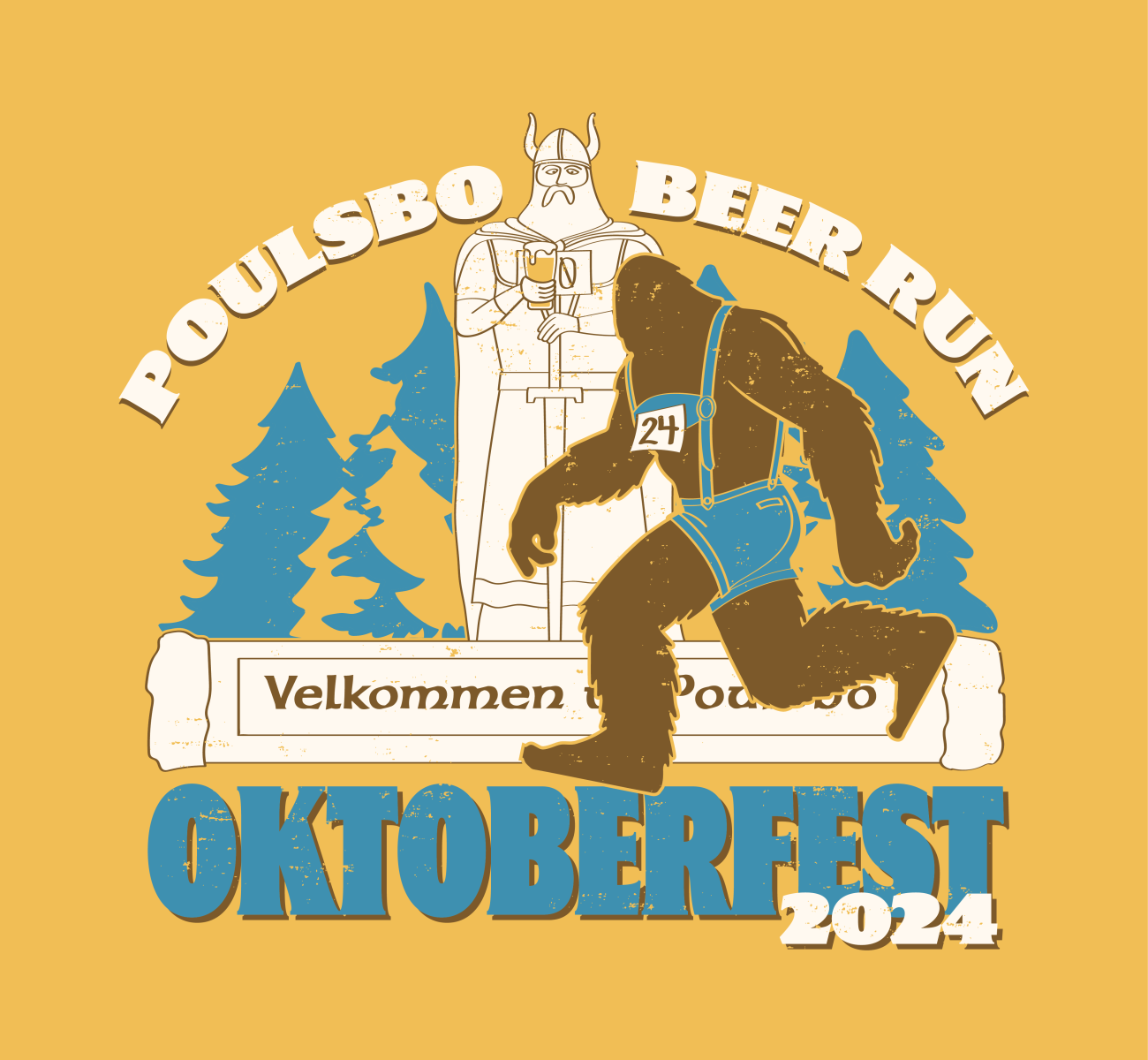 Poulsbo Beer Run Logo